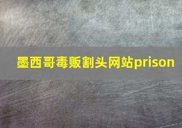 墨西哥毒贩割头网站prison