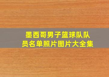 墨西哥男子篮球队队员名单照片图片大全集