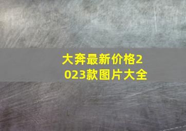 大奔最新价格2023款图片大全