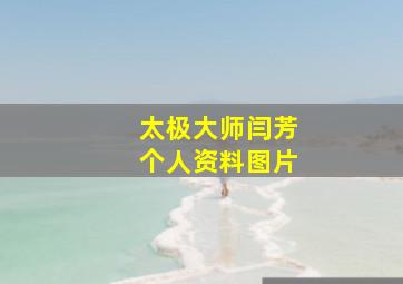 太极大师闫芳个人资料图片