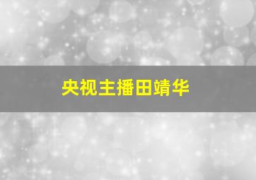 央视主播田靖华