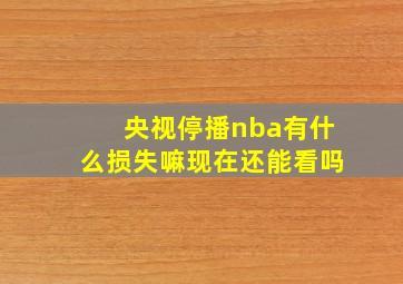 央视停播nba有什么损失嘛现在还能看吗