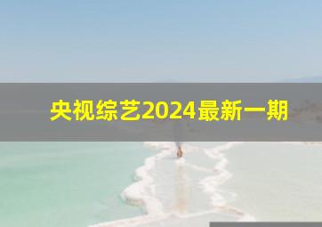 央视综艺2024最新一期