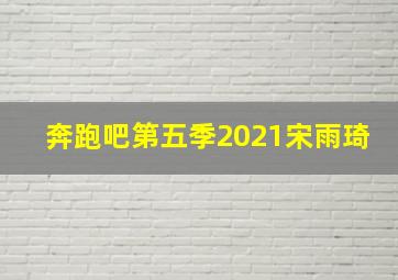 奔跑吧第五季2021宋雨琦