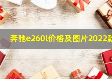 奔驰e260l价格及图片2022款