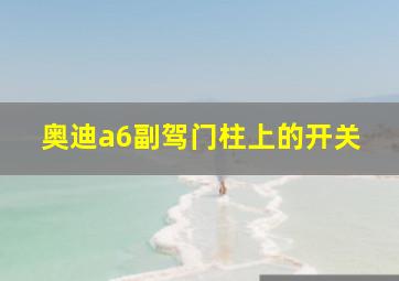 奥迪a6副驾门柱上的开关