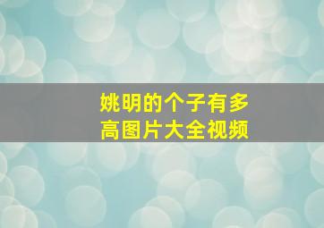 姚明的个子有多高图片大全视频