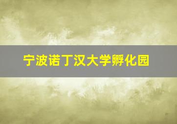 宁波诺丁汉大学孵化园