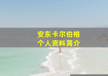 安东卡尔伯格个人资料简介