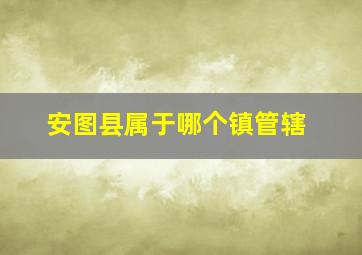 安图县属于哪个镇管辖