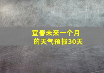 宜春未来一个月的天气预报30天