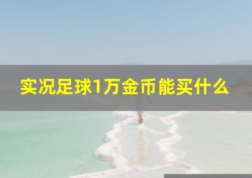 实况足球1万金币能买什么