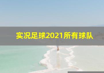 实况足球2021所有球队