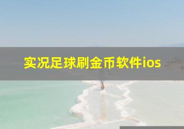 实况足球刷金币软件ios