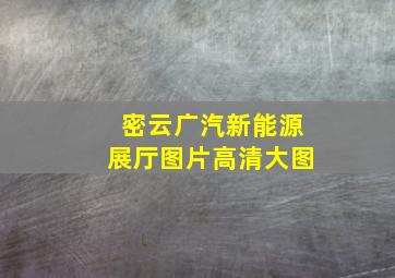 密云广汽新能源展厅图片高清大图