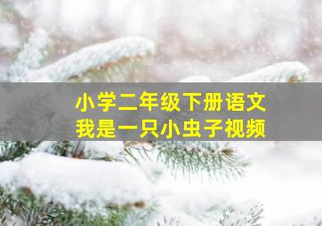 小学二年级下册语文我是一只小虫子视频