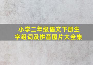 小学二年级语文下册生字组词及拼音图片大全集