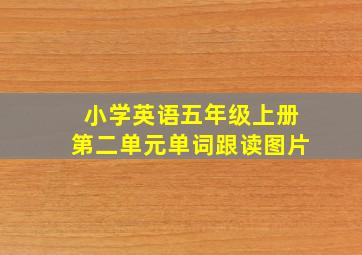 小学英语五年级上册第二单元单词跟读图片