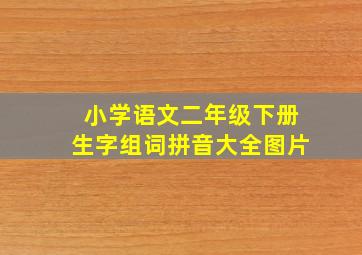 小学语文二年级下册生字组词拼音大全图片