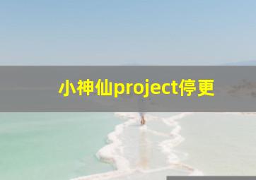 小神仙project停更