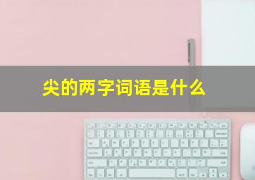 尖的两字词语是什么