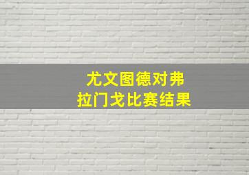 尤文图德对弗拉门戈比赛结果