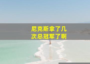 尼克斯拿了几次总冠军了啊