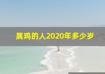 属鸡的人2020年多少岁