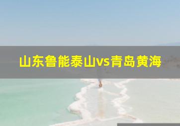 山东鲁能泰山vs青岛黄海