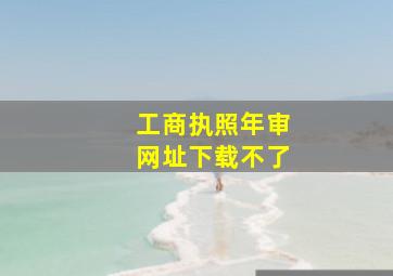 工商执照年审网址下载不了