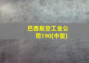 巴西航空工业公司190(中型)