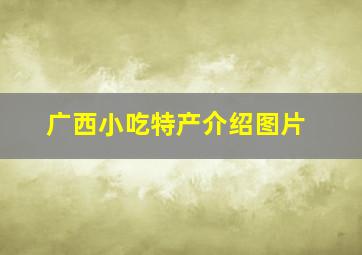 广西小吃特产介绍图片