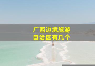 广西边境旅游自治区有几个