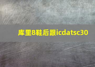 库里8鞋后跟icdatsc30