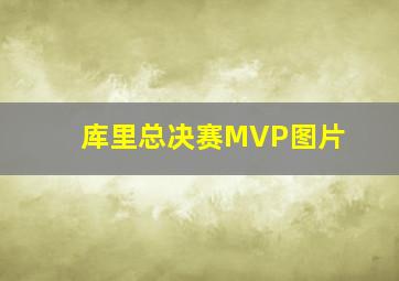 库里总决赛MVP图片