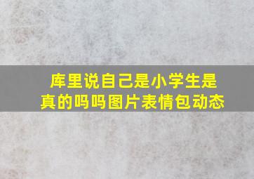 库里说自己是小学生是真的吗吗图片表情包动态