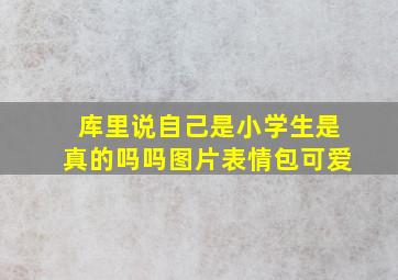 库里说自己是小学生是真的吗吗图片表情包可爱