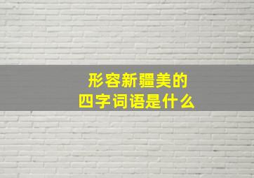 形容新疆美的四字词语是什么