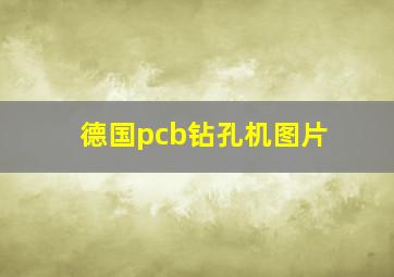 德国pcb钻孔机图片