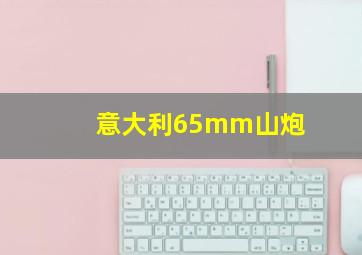 意大利65mm山炮