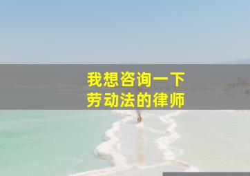 我想咨询一下劳动法的律师