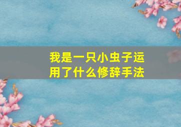 我是一只小虫子运用了什么修辞手法