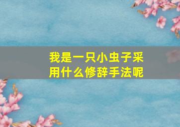 我是一只小虫子采用什么修辞手法呢