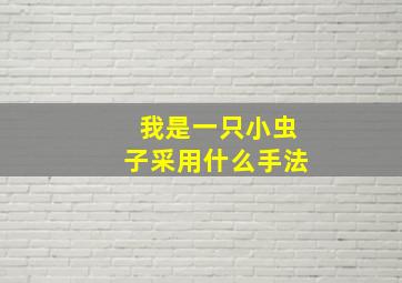 我是一只小虫子采用什么手法