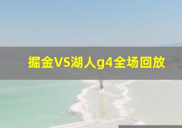 掘金VS湖人g4全场回放