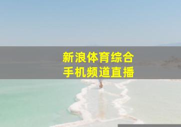 新浪体育综合手机频道直播