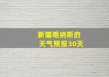 新疆喀纳斯的天气预报30天