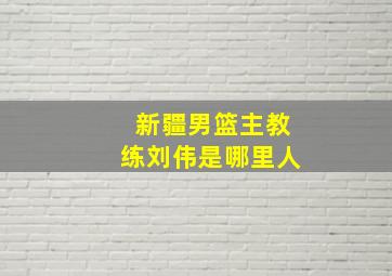 新疆男篮主教练刘伟是哪里人