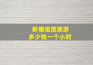 新疆组团旅游多少钱一个小时