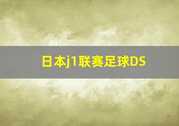 日本j1联赛足球DS